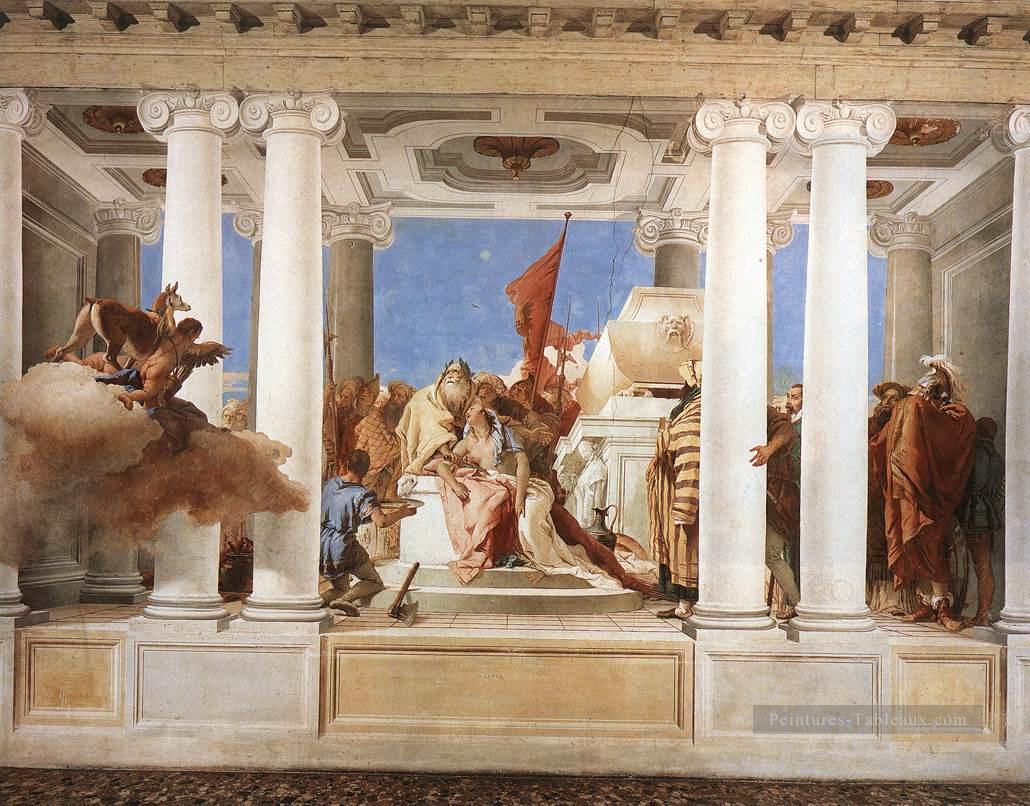 Villa Valmarana Le Sacrifice d’Iphigénie Giovanni Battista Tiepolo Peintures à l'huile